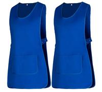 Misemiya - Colis 2 Unités - Nettoyage Tablier Travail Uniforme Nettoyage MÉDICAL Clinique VÉTÉRINAIRE SANITAIRE HOSPITALITÉ- Ref.868 - Medium, Bleu Royal 21