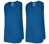 Misemiya - Colis 2 Unités - Nettoyage Tablier Travail Uniforme Nettoyage MÉDICAL Clinique VÉTÉRINAIRE SANITAIRE HOSPITALITÉ- Ref.868 - Large, Azul 37