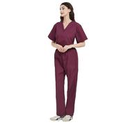 Misemiya - Ensemble Uniformes Unisexe Blouse - Uniforme Médical avec Haut et Pantalon - Ref.6801-6802 - Large, Grenat 68