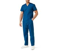 Misemiya - Ensemble Uniformes Unisexe Blouse - Uniforme Médical avec Haut et Pantalon - Ref.6801-6802 - Medium, Bleu Marine 68