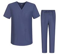 Misemiya - Ensemble Uniformes Unisexe Blouse - Uniforme Médical avec Haut et Pantalon - Ref.6801-6802 - Small, Gris 68