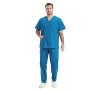 Misemiya - Ensemble Uniformes Unisexe Blouse - Uniforme Médical avec Haut et Pantalon - Ref.6801-6802 - X-Large, Turquoise 68