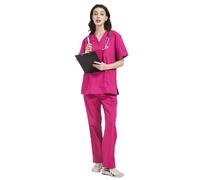Misemiya - Ensemble Uniformes Unisexe Blouse - Uniforme Médical avec Haut et Pantalon - Ref.6801-6802 - X-Small, Fucisa 68