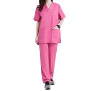 Misemiya - Ensemble Uniformes Unisexe Blouse - Uniforme Médical avec Haut et Pantalon - Ref.8178-5XL, Fuchsia 21