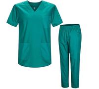 Misemiya - Ensemble Uniformes Unisexe Blouse - Uniforme Médical avec Haut et Pantalon - Ref.8178 - Large, Vert 21