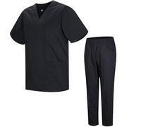 Misemiya - Ensemble Uniformes Unisexe Blouse - Uniforme Médical avec Haut et Pantalon - Ref.8178 - X-Small, Noir 21