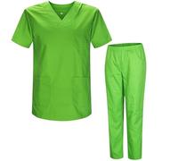 Misemiya - Ensemble Uniformes Unisexe Blouse - Uniforme Médical avec Haut et Pantalon - Ref.8178 - XX-Large, Vert pomme 21