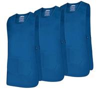 Misemiya - Forfait 3 Unités - Tablier Nettoyage Uniforme DE Travail Clinique HÔPITAL Nettoyage VÉTÉRINAIRE SANTÉ HÔTELLERIE - Ref.868 - Medium, Azul 37