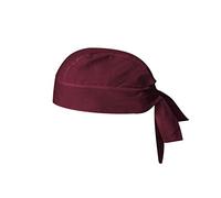 Misemiya Gorro Chef Bandana KX-1-926 Chapeau, Grenat, Pack 1 Pcs Mixte