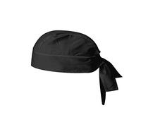 Misemiya Gorro Chef Bandana KX-1-926 Chapeau, Noir, Pack 1 Pcs Mixte