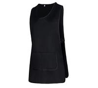 Misemiya - GREMBIULE PULIZIA Uniforme DI Lavoro CLINICA OSPEDALE PULIZIA VETERINARIO IGIENE OSPITALITÀ - Ref.868 - Medium, Noir 21