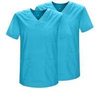 Misemiya Lot de 2 Housses Sanitaires Unisexes Bz-2-817 Chemises, Cyan, Mixte
