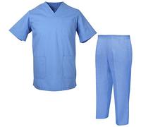 MISEMIYA Mixte Casaca Y Pantalón Sanitarios Uniformes Sanitarios 8178 Veste Et Pantalon Unisexe Uniformes Sanitaires Sanitaires 8178 Not Applicable, Celeste, XXL