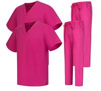Misemiya - Pack * 2 Pcs - Ensemble Uniformes Unisexe Blouse - Uniforme Médical avec Haut et Pantalon 2-6801-6802 - Medium, Fucisa 68