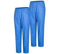 Misemiya - Pack 2 Pcs - Pantalon SANITAIRE Unisex - Uniformes MEDICALES Uniformes SANITAIRES Pantalon DE Travail - Réf 8312 * 2 pcs - 5XL, Bleu Clair 21
