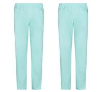 Misemiya - Pack 2 Pcs - Pantalon SANITAIRE Unisex - Uniformes MEDICALES Uniformes SANITAIRES Pantalon DE Travail - Réf 8312 * 2 pcs - Large, Turquoise