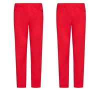 Misemiya - Pack 2 Pcs - Pantalon SANITAIRE Unisex - Uniformes MEDICALES Uniformes SANITAIRES Pantalon DE Travail - Réf 8312 * 2 pcs - Small, Rouge