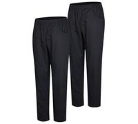 Misemiya - Pack 2 Pcs - Pantalon SANITAIRE Unisex - Uniformes MEDICALES Uniformes SANITAIRES Pantalon DE Travail - Réf 8312 * 2 pcs - 3XL, Noir 21