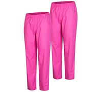 Misemiya - Pack 2 Pcs - Pantalon SANITAIRE Unisex - Uniformes MEDICALES Uniformes SANITAIRES Pantalon DE Travail - Réf 8312 * 2 pcs - Small, Fuchsia 21