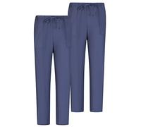 Misemiya - Pack 2 Pcs - Pantalons Unisex Taille Elastique Uniforme DE Travail Clinique HÔPITAL - X-Small, Gris 68