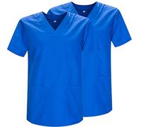 Misemiya - Pack 2 Pcs - SANITAIRE CASACA Unisexe Uniformes SANITAIRES Uniforme SANITAIRE Uniforme MEDICALE - Réf 817 * 2-3XL, Bleu Royal 21