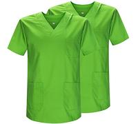 Misemiya - Pack 2 Pcs - SANITAIRE CASACA Unisexe Uniformes SANITAIRES Uniforme SANITAIRE Uniforme MEDICALE - Réf 817 * 2 - Medium, Vert Pomme 21
