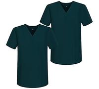 Misemiya - Pack*2 - VÊTEMENTS DE Travail Unisex COL PIC Manches Courtes Uniforme Clinique HÔPITAL - Ref.817 - Medium, Vert 68