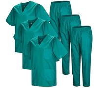 Misemiya - Pack * 3 Ensembles - Uniforme sanitaire Unisexe Uniformes SANITAIRES MÉDICAUX Ensembles SANITAIRES 3-817-8312-5XL, Vert 22