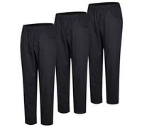Misemiya - Pack 3 Pcs - Pantalon SANITAIRE Unisex - Uniformes MEDICALES Uniformes SANITAIRES Pantalon DE Travail - Réf 8312 * 3 pcs - X-Small, Noir 21