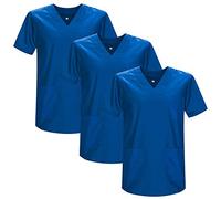 Misemiya - Pack 3 Pcs - SANITAIRE CASACA Unisexe Uniformes SANITAIRES Uniforme SANITAIRE Uniforme MEDICALE - Réf 817 * 3 - Large, Bleu 37 21