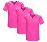 Misemiya - Pack 3 Pcs - SANITAIRE CASACA Unisexe Uniformes SANITAIRES Uniforme SANITAIRE Uniforme MEDICALE - Réf 817 * 3 - XX-Large, Fuchsia 21