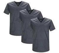 Misemiya - Pack 3 Pcs - SANITAIRE CASACA Unisexe Uniformes SANITAIRES Uniforme SANITAIRE Uniforme MEDICALE - Réf 817 * 3 - X-Small, Gris 21
