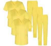 MISEMIYA Pack 3 Pcs-Uniformes Sanitarios Unisex Mz-3-817-8312 Lot sanitaires Unisexes, Citronier, Mixte