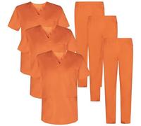 Misemiya Pack 3 Pcs-Uniformes Sanitarios Unisex Mz-3-817-8312 Lot sanitaires Unisexes, Orange, Mixte