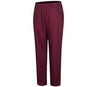 Misemiya - Pantalons Unisex Taille Elastique Uniforme DE Travail Clinique HÔPITAL Nettoyage VÉTÉRINAIRE SANTÉ HÔTELLERIE - Ref.8312 - X-Small, Grenat 21