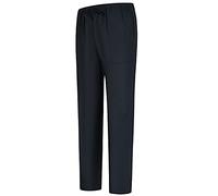 Misemiya - Pantalons Unisex Taille Elastique Uniforme DE Travail Clinique HÔPITAL Nettoyage VÉTÉRINAIRE SANTÉ HÔTELLERIE - 6802 - Large, Noir 68