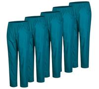 MISEMIYA Paquetes de 5 Unidades-Pantalón Sanitarios Unisex Bz-5-8312 Pantalon d'utilité Professionnelle, Vert (3b), XS (Lot de 5) Mixte