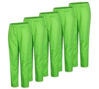 MISEMIYA Paquetes de 5 Unidades-Pantalón Sanitarios Unisex Bz-5-8312 Pantalon d'utilité Professionnelle, Vert Pomme, S (Lot de 5) Mixte
