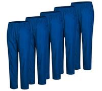 MISEMIYA Paquetes de 5 Unidades-Pantalón Sanitarios Unisex Bz-5-8312 Pantalon d'utilité Professionnelle, Bleu 37, XL (Lot de 5) Mixte