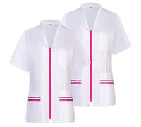 Misemiya - Paquets 2 Unités - Chemise SANITAIRE Femme - Uniforme SANITAIRE - Uniforme D'HOSPITALITÉ 712 - Small, Fuchsia 21