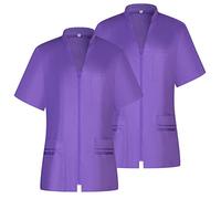 Misemiya - Paquets 2 Unités - Chemise SANITAIRE Femme - Uniforme SANITAIRE - Uniforme D'HOSPITALITÉ 712 - XX-Large, Lilas
