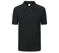 MISEMIYA Polo 200 Polo Unisexe pour Adulte (Lot de 1), Noir, L