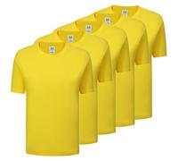 MISEMIYA T Shirt Mz-5-ts150 Lot de 5 t-Shirts Unisexes pour Adulte, Citronier, M