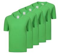 MISEMIYA T Shirt Mz-5-ts150 Lot de 5 t-Shirts Unisexes pour Adulte, Vert Pomme, L