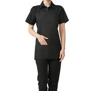 Misemiya Tablier avec Salopette Kx-1-865 PETO, Noir, 60 cm x 65 cm Mixte