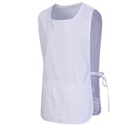 Misemiya - TABLIER NETTOYAGE UNIFORME DE TRAVAIL CLINIQUE HÔPITAL NETTOYAGE VÉTÉRINAIRE SANTÉ HÔTELLERIE - Ref.868 - X-Large, Blanc 68