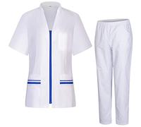 Misemiya - Uniform Scrub Set Unisexe - Uniforme médical avec Haut et Pantalon - 712-8312 - X-Large, Bleu Royal 21