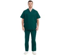 Misemiya Uniforms Scrub BZ-817-8312 Ensemble médical unisexe pour adulte Vert Taille 4XL, vert, 4XL