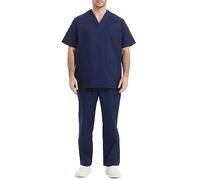 Misemiya - Uniformi Unisex Set Camice - Uniforme Medica Con Maglia e Pantaloni Uniformi Mediche Camice Uniformi sanitarie - Ref.8178 - X-Small, Bleu Marine 21