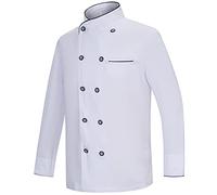 Misemiya - Veste DE Chef Femme - Uniformes DE Chef Femme Veste DE Cuisine Femme - Uniforme d'accueil- Ref.844-3XL, Veste de Cuisine 844 - Blanc